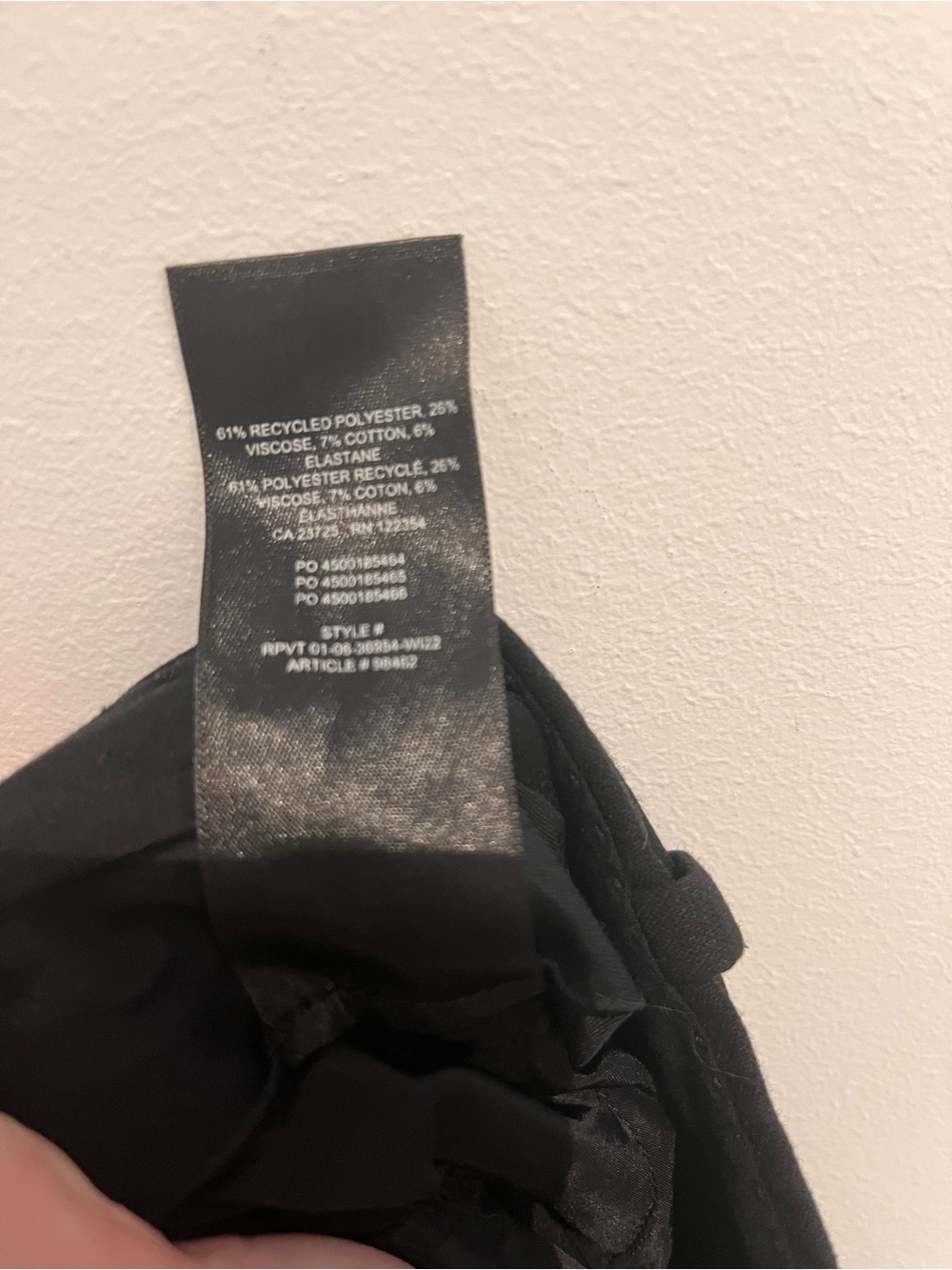Babaton size 10 Black pleated Trousers - Picture 4 of 7